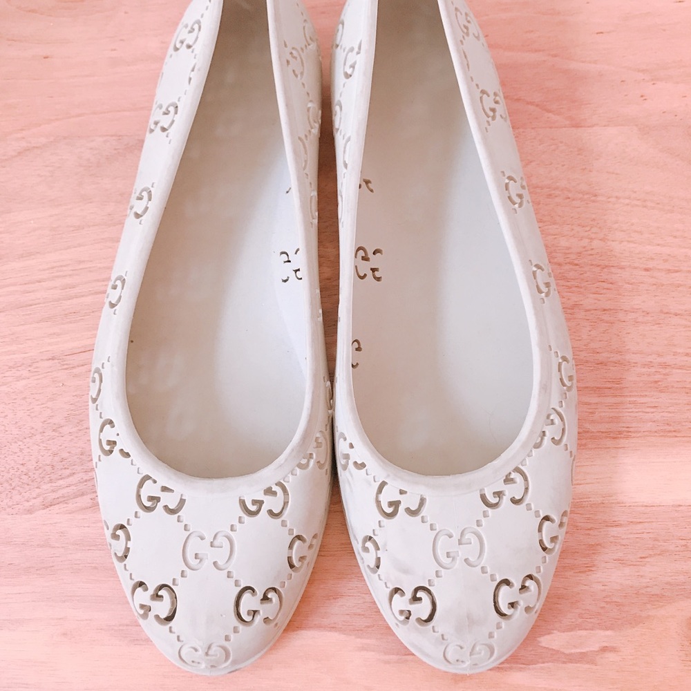 Gucci jelly rain proof shoes